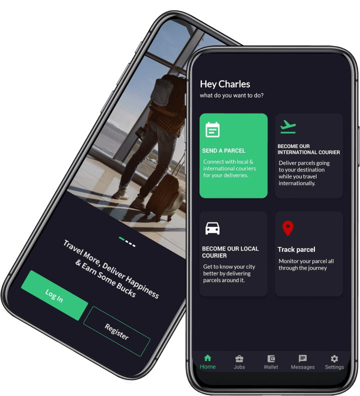 mobile app view